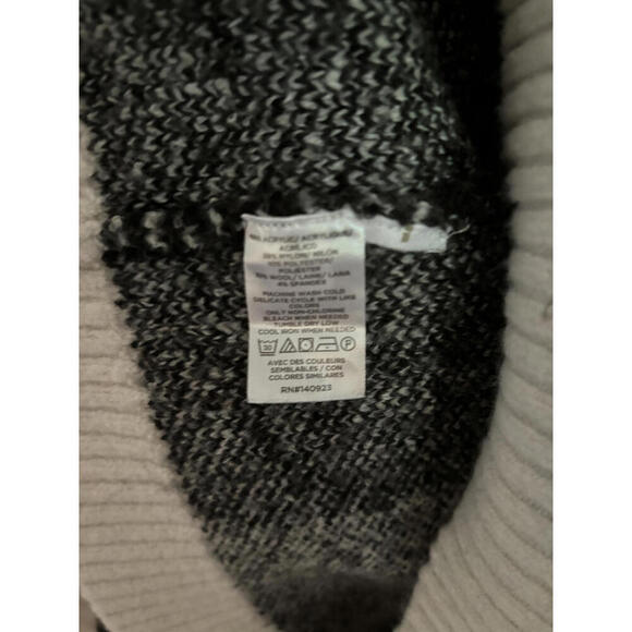 FALL CLEARANCE Cozy Loft Black and White Checkered Cardigan XL - Picture 7 of 7